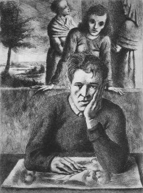 Federico Castellon, Self-Portrait, 1942