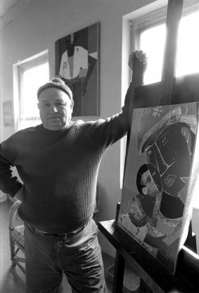 Anthony Barboza (b.1944), Romare Bearden at Home, 1972